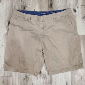 Rugby University Khaki Tan Stretch Shorts Pants Men Size 44